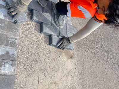 Licenced Herringbone Double Light Grey Border contractors in Manchester