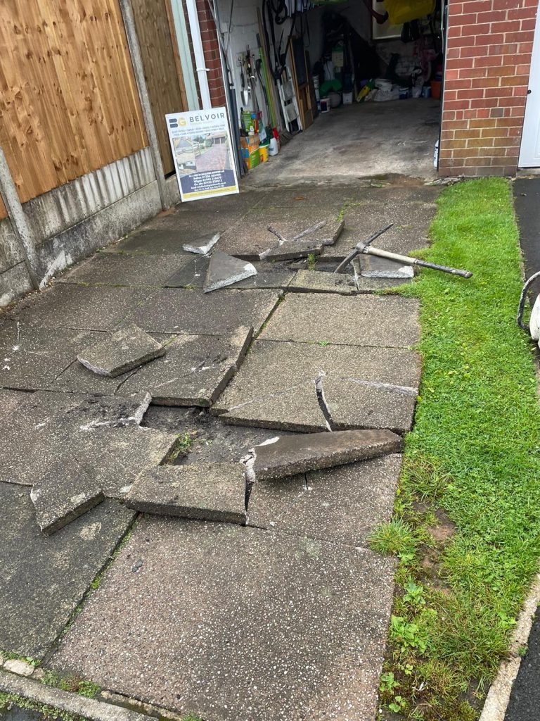 Paved Driveway Installation Westhoughton Before Paved Driveway Installation Westhoughton Before