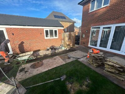 patio installation in Manchester
