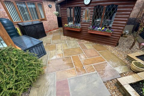 Indian Sandstone Patios Handforth SK9