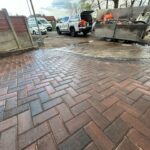 Herringbone Block Paving Brindle