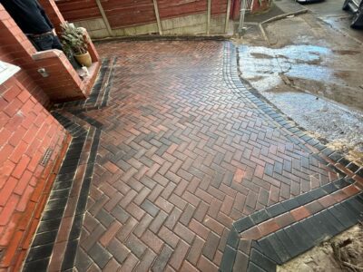 Herringbone Block Paving Brindle (6)