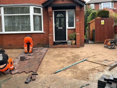 Herringbone Block Paving Brindle