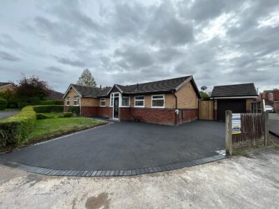 Tarmac driveway with edging installation Manchester