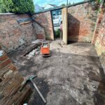 Manchester resin back yard path
