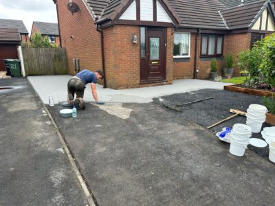 silver resin bound driveway Manchester