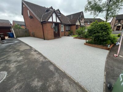 professional silver resin driveway Manchester